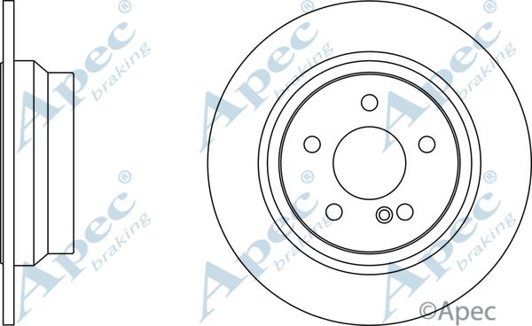 APEC BRAKING stabdžių diskas DSK2194